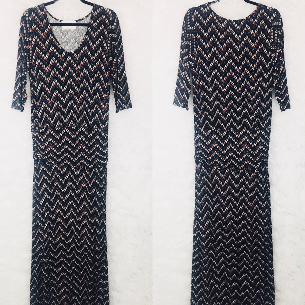 Puella Multicolor Print Jersey Maxi Dress L